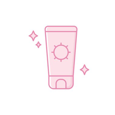 İzole edilmiş krem doldurma dizaynı