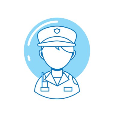 Profesyonel polis, kişi satırı doldur