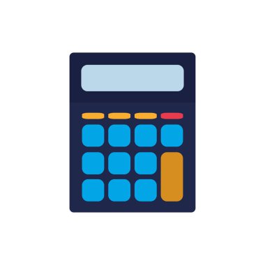 Matematik hesap makinesi düz biçim simgesi