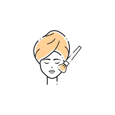 Spa Doldurma Biçimi simgesindeki kadın