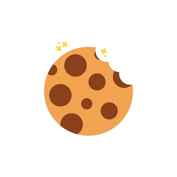 El diseño de iconos planos de fiesta de la celebración de cookies amarrados. — Archivo Imágenes Vectoriales