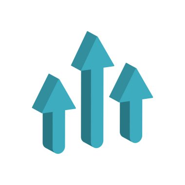 3d biçim simgesini yukarı doğru oklar