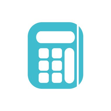 Hesap makinesi işletme finans renk silueti