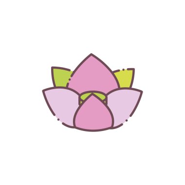 Isolated purple flower icon vector design