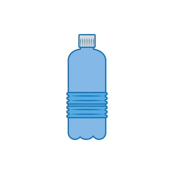 Láhev vody plnicí ikona modrá — Stockový vektor