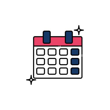 okul takvimi doldurma biçimi simgesi