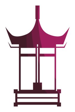 Çin kemer vektör tasarımı illüstrasyonu