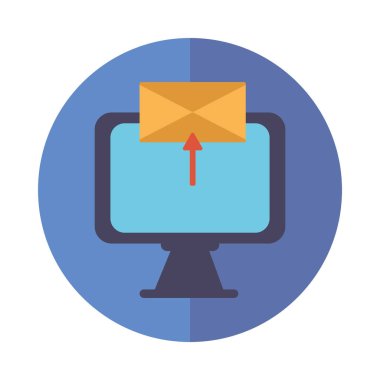 Bilgisayar simgesi blok vektör tasarımı