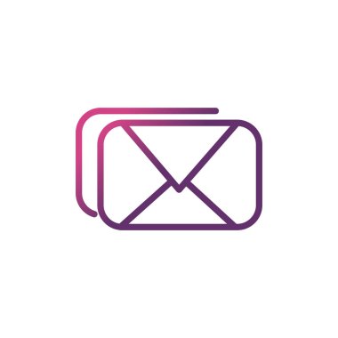 e-posta ağı sosyal medya simgesi satırı