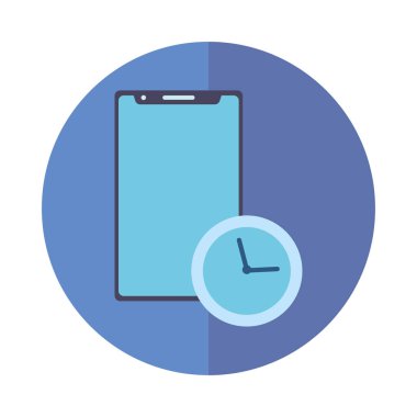Akıllı telefon simgesi blok vektör tasarımı