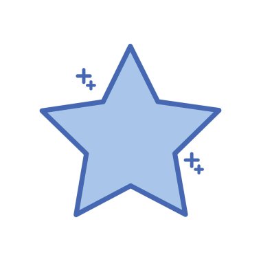 star five pointed fill style icon