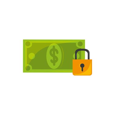 İzole fatura simgesi düz tasarım