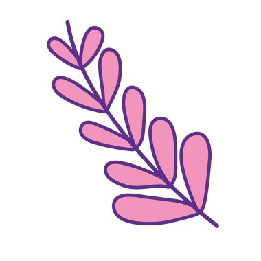 İzole edilmiş yapraklar arkaplan vektör tasarımı