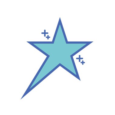 star five pointed fill style icon