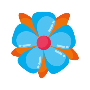 İzole tasarlamak vektör çiçek