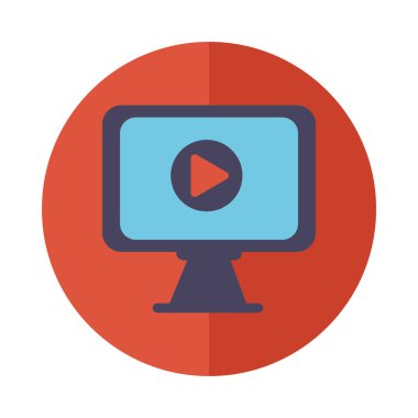 Bilgisayar simgesi blok vektör tasarımı