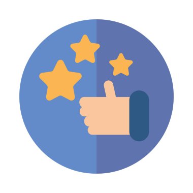 El simgesi blok vektör tasarımı gibi