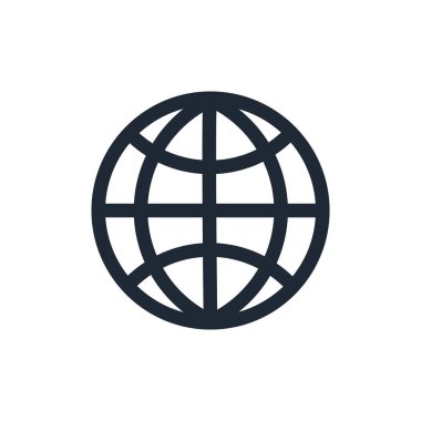 güvenlik küresi tarayıcı düz biçim simgesi