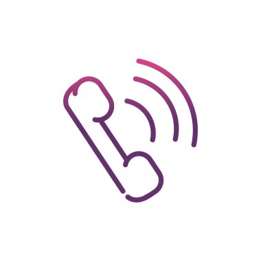 telefon ağı sosyal medya simgesi satırı