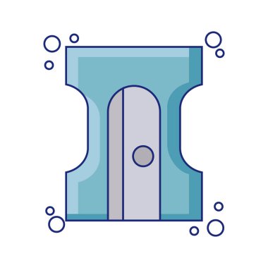 okul keskinleştirici detay biçim simgesi