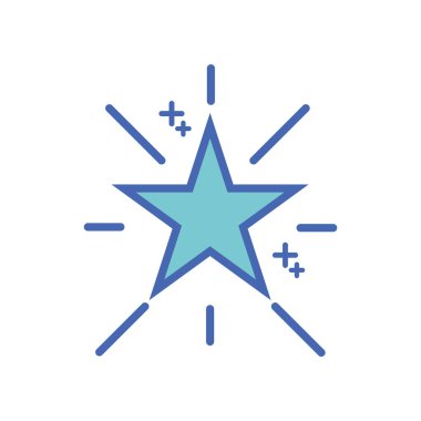 star five pointed fill style icon