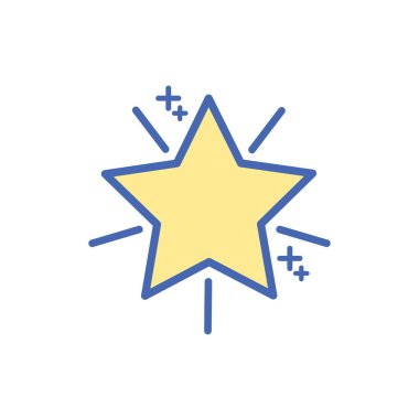 star five pointed fill style icon