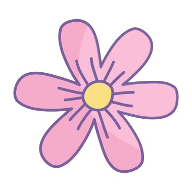 İzole tasarlamak vektör çiçek