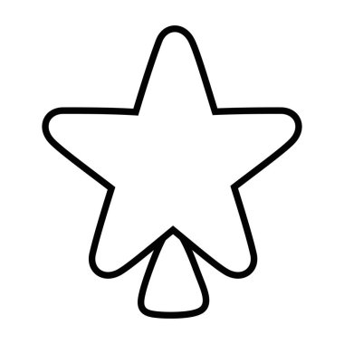 Mutlu noeller yıldız vektör tasarımı