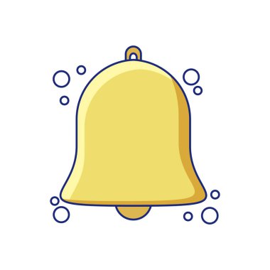 okul çanı detay biçimi simgesi