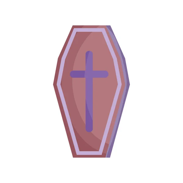 Tri de l'icône du cercueil — Image vectorielle