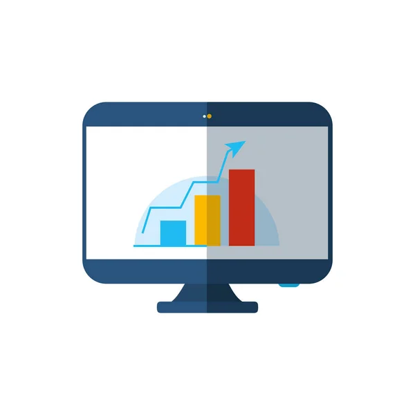 Icono de flujo de trabajo aislado diseño vectorial plano — Archivo Imágenes Vectoriales