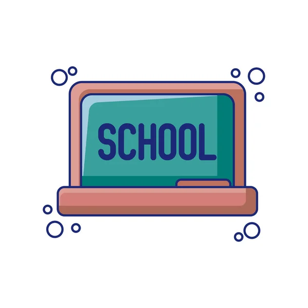 School board detail style icon — Archivo Imágenes Vectoriales