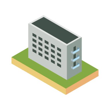Isolated building icon isometric vector design