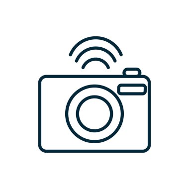 nesne satırı simgesinin fotoğraf makinesi bağlantısı interneti