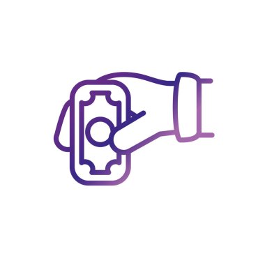 El ile banknot para hayır yardım bağış