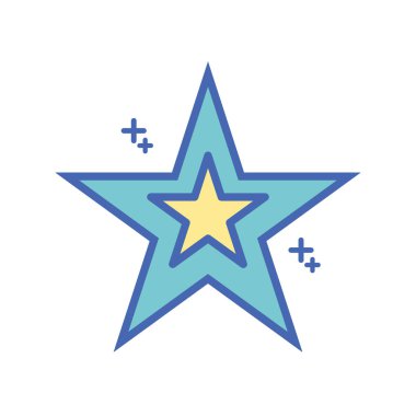 star five pointed fill style icon