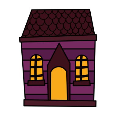 ev ahşap kırsal mimari simgesi