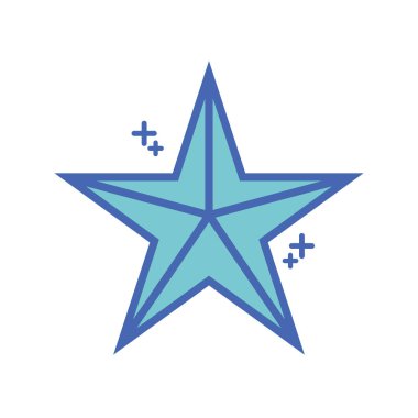 star five pointed fill style icon