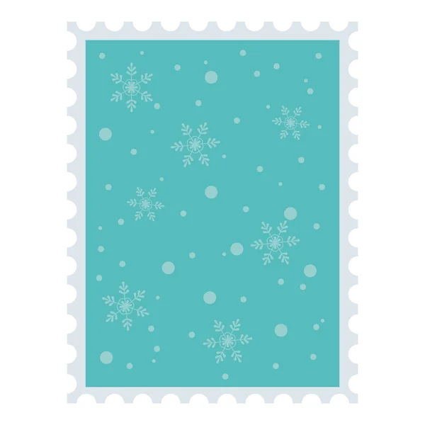 Snow snowflakes background celebration merry christmas — Stock vektor