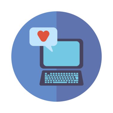 Bilgisayar simgesi blok vektör tasarımı