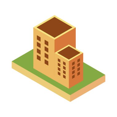 Isolated building icon isometric vector design
