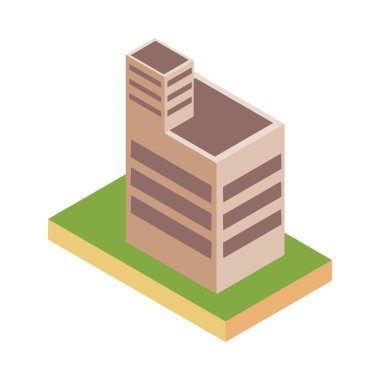 Isolated building icon isometric vector design