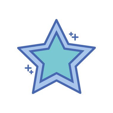 star five pointed fill style icon