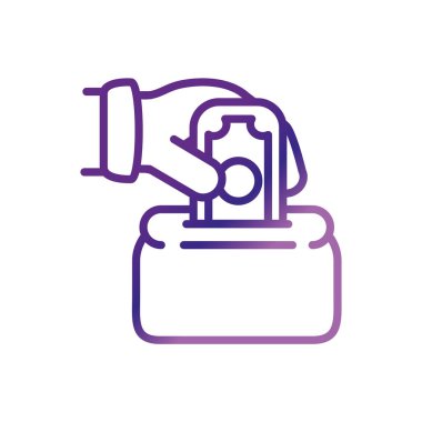 El çabukluğu banknot kutusu hayır kurumu bağış