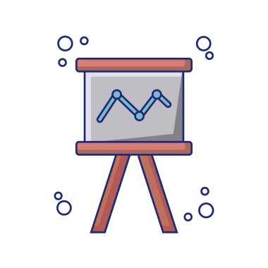 okul karatahta ayrıntı biçim simgesi
