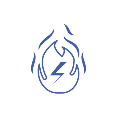 Isolated thermal energy icon line design