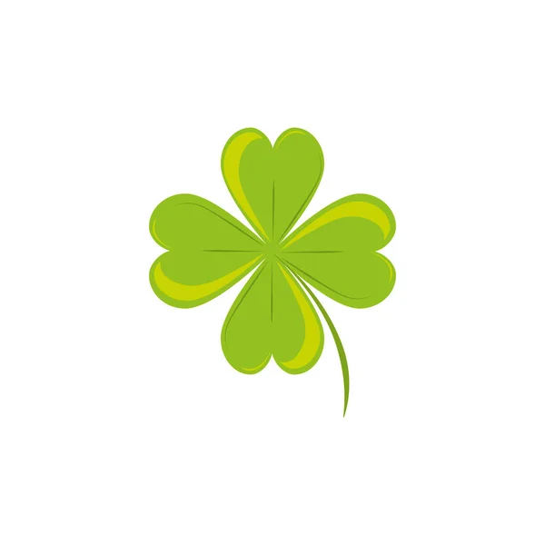 Isolated clover leaf icon vector design — Stockvektor