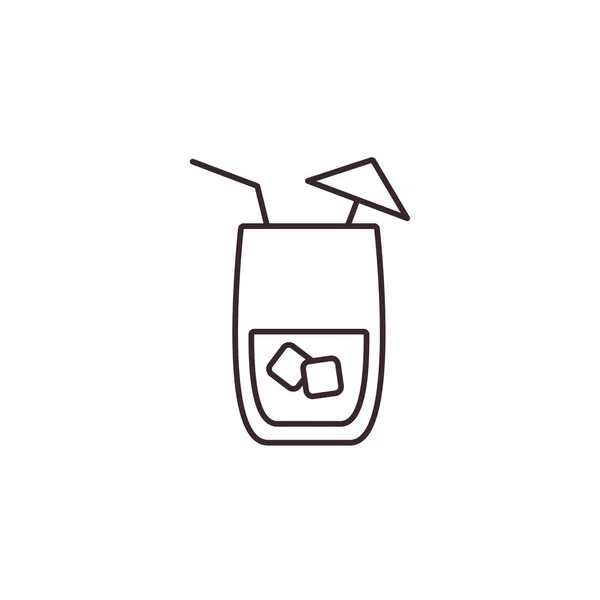 Дизайн иконы коктейля — стоковый вектор