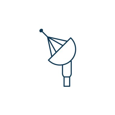 uzay uydu çizgisi biçimi simgesi