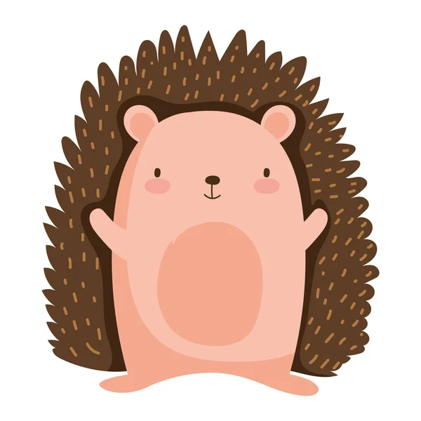 Isolated hedgehog cartoon vector design — Stockový vektor